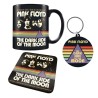 Gåvoset - PINK FLOYD (VINTAGE DARK SIDE) MUG, COASTER & KEYCHAIN GIFT SET