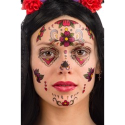 Sugarskull temporary tattoo
