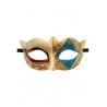 Ansiktsmask - Red and blue Venetian mask