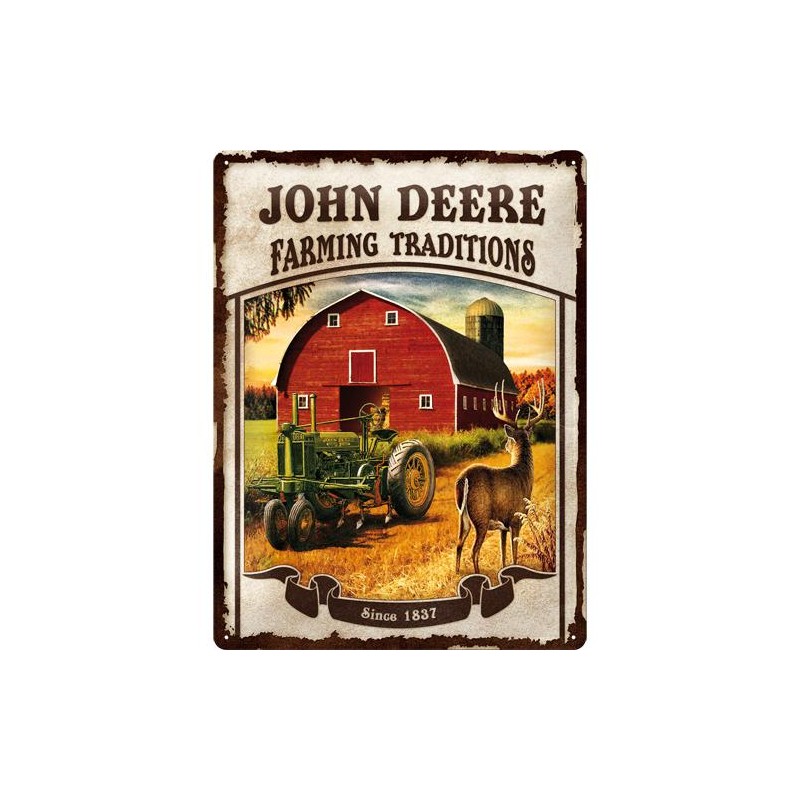 Metallskylt 30×40 cm John Deere, Farming Traditions Metallskylt 30×40 cm John Deere, Farming Traditions