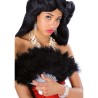 Black Feathers Fan
