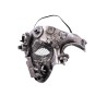 Ansiktsmask - Steampunk silver chinless mask