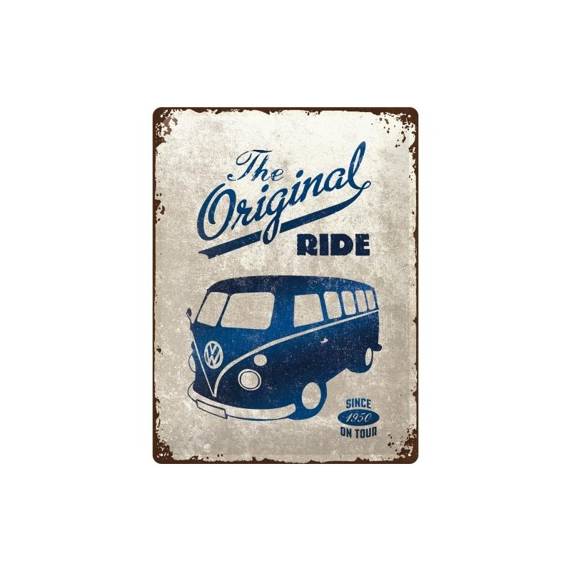 Metallskylt 30×40 cm Volkswagen - The Original Ride Metallskylt 30×40 cm Volkswagen - The Original Ride