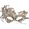 Ansiktsmask - Mask in gold Fabric Macrame