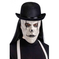Ansiktsmask - Latexmask med svart makeup