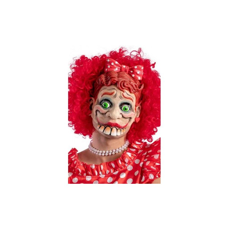 Ansiktsmask - Latexmask Karikatyr kvinna