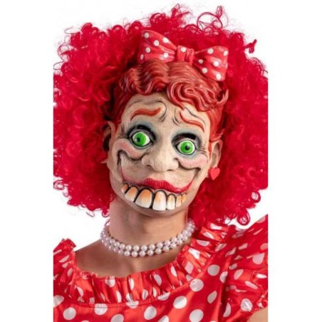 Ansiktsmask - Latexmask Karikatyr kvinna