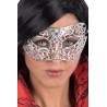 Ansiktsmask - Mask in ornament silver