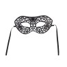 Ansiktsmask - Mask with black glitter 