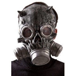 Ansiktsmask - Latex Skull Gas-Mask