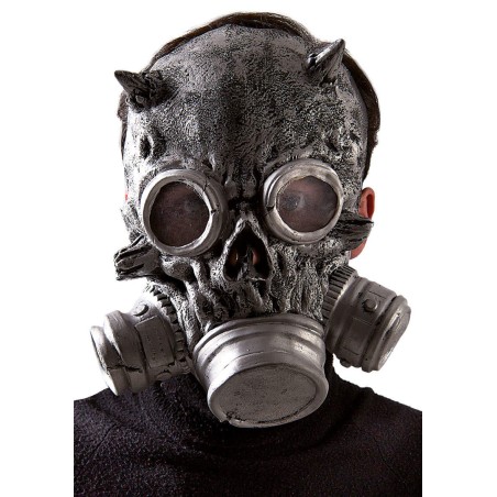 Ansiktsmask - Latex Skull Gas-Mask