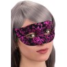 Ansiktsmask - Mask with black and pink velvet