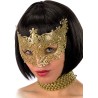 Ansiktsmask - Mask in gold with glitter