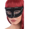 Ansiktsmask - Mask with black fabric and trimmings
