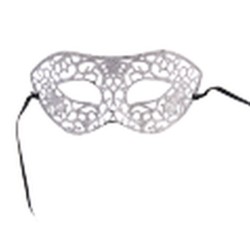 Ansiktsmask - Mask with silver glitter 