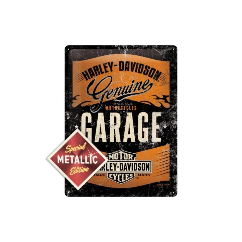Metallskylt 30×40 cm Harley-Davidson Metallic Special Edition Metallskylt 30×40 cm Harley-Davidson Metallic Special Edition