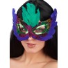 Ansiktsmask - Multicolor Feathers Eyemask
