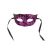 Ansiktsmask - Mask with black and pink velvet