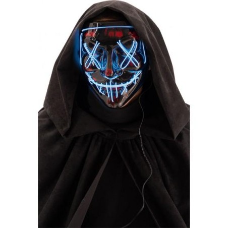 Läskig mask med belysning