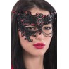 Ansiktsmask - Black/red chinless mask