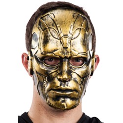 Ansiktsmask - Gold man mask