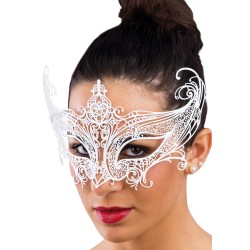 Ansiktsmask - White metal mask