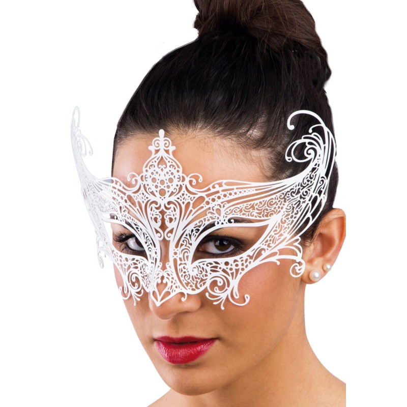 Ansiktsmask - White metal mask
