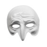 Ansiktsmask - White Pantalone Venetian mask