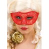 Ansiktsmask - Red lace mask