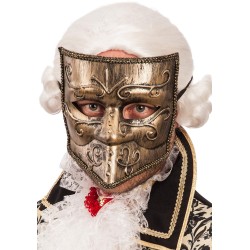 Ansiktsmask - Venetian golden bautta mask