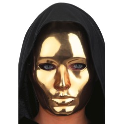 Ansiktsmask - Gold Metallic face - Eyes wide Shut