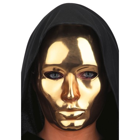 Ansiktsmask - Gold Metallic face - Eyes wide Shut