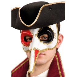 Ansiktsmask - Decorated Venetian mask with long nose