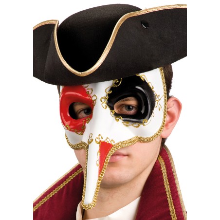 Ansiktsmask - Decorated Venetian mask with long nose