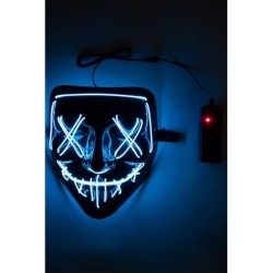 Läskig mask med belysning