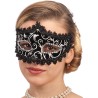 Ansiktsmask - Venetian black velvet mask
