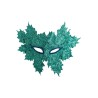 Ansiktsmask - Mask with glitter aquamarine leaves