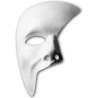 Ansiktsmask - Half face white Phantom of the opera mask