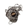 Ansiktsmask - Steampunk silver eye mirror mask