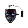 Läskig mask med belysning