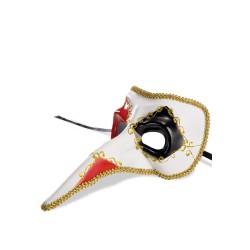 Ansiktsmask - Decorated Venetian mask with long nose
