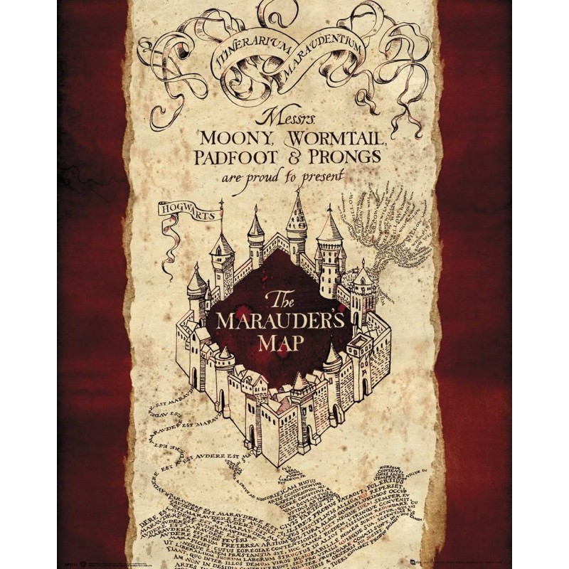 Harry Potter - Marauders Map Harry Potter - Marauders Map