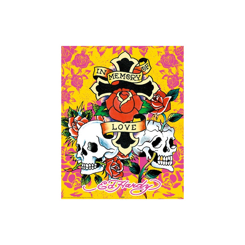 Ed Hardy Poster In memory