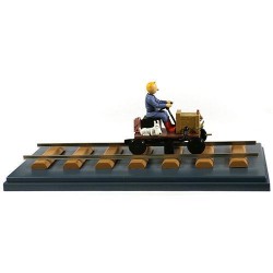 Tintin - 1:24 Modellbil 59 - Järnvägsfordon 