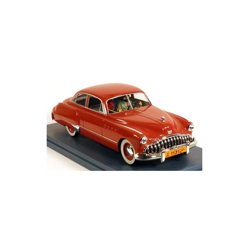 Tintin - 1:24 Modellbil 23 - Buick Roadmaster Tintin - 1:24 Modellbil 23 - Buick Roadmaster