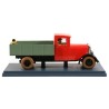 Tintin - 1:24 Modellbil 49 - Röd Lastbil (Blå Lotus)