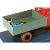 Tintin - 1:24 Modellbil 49 - Röd Lastbil (Blå Lotus)