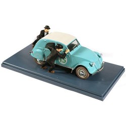 Tintin - 1:24 Modellbil 54 - Dupond & Dupont's Citroen 2CV