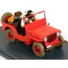 Tintin - 1:24 Modellbil 6 - Red Jeep