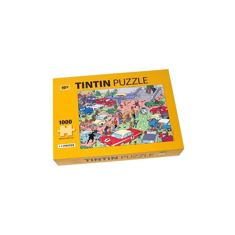 Tintin - Pussel - Rally